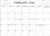 Ritadeshop 5 Year Calendar Planner Blue