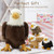 BENINY 4Pcs Bald Eagle Stuffed Animal Plush, 18 Inch Mommy Eagle Plush with 3 Baby Bald Eagles, Stuffed Bald Eagle Plushie Toy Gifts for Boys and Kids