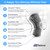AmRelieve® Ultra Knee Brace for Knee Pain |Compression Sleeve for Men & Women, Grey, XX-Large-1765336510