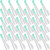 Nuanchu 30 Pcs Ear Spoon Tips Ear Cleaner Replacement Tips Ear Cleaner Tips Ear Replacement Pick Ear Wax Removal Replacement Accessories Set for Teens Adults Ear Wax Removal Endoscope (Green,Round)