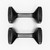 Peloton Dumbbells | Ergonomically Designed Pair of Cast Iron Weights With Urethane Coating and Nonslip Grip, Available in Set of Two - 5 lb, black