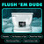 DUDE Wipes - On-The-Go Flushable Wipes - 2 Pack, 60 Count - Mint Chill Extra-Large Individually Wrapped Adult - with Eucalyptus & Tea Tree Oil - Septic and Sewer Safe