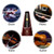 Mechanical Metronomes for Piano Guitar Violin Bass Drum and Other Musical Instruments Loud Sound and High Precision Track Beat and Tempo for Beginners (Wood Grain)