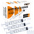 3ml Syringes with Cap, Luer Slip Tip, Whole Pack Bulk Sterile Sealed, No Needle, 50 Pack