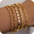 Gokeey Gold Bracelets for Women Trendy 14K Gold Plated Jewelry Sets Stack Dainty Stackable Paperclip Cuban Figaro Chain Bracelets Pack Layered Link Chain Bracelet for Women Cute 5pcs Adjustable-1765340805