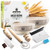 Sourdough Start Kit - Sourdough Bread Baking Supplies with Banneton Bread Proofing Basket Bowl, Cloth, Whisk, Bread Lame, Dough Scraper, 2 Brushes - Sourdough Starter Kit Bread Making & Baking Tools-1765340983