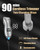 ENSSU Body Hair Trimmer for Men with Light, Ball Trimmer Men Waterproof, Pubic Groin Hair Trimmers for Man Rechargeable Body Groomer with Standing Recharge Dock,LED Display-1765341596