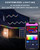 Dynamic C9 Christmas Lights Outdoor, 33Ft 50 LED Smart RGB, APP Remote Controlled, Connectable Waterproof Music Xmas Eaves Decoration-1765341804
