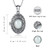 MANBU Sterling Silver Locket Necklace for Women Oval-Shaped Locket Pendant Holds Pictures Always with You Vintage Style Photos Locket Jewelry Gifts for Loved One (opal locket necklace)-1765341936