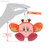 SAN-EI EA-HC04 Kirby Kirby Horoscope Collection, Cancer Mascot, W 6.7 x D 3.0 x H 3.9 inches (17 x 7.5 x 10 cm), Plush Mascot