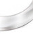 ROQILA 8.7 Inch Stainless Steel Mezzaluna Knife - Salad Chopper Rocker Pizza Cutter Rocker Knife Curved Blade Sharp Blade Double Handle Fruit Vegetable Mincing Knife