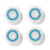 Brush Head Replacements Compatible with Clarisonic Mia 1, Mia 2, Mia Fit, Alpha Fit, Smart Profile Uplift and Alpha Fit, 4 Pack(Deep Pore)-1765345652
