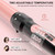Curling Iron Wand Set, 5 in 1 Wave Hair Curler 0.35-1.25 Inch Interchangeable Ceramic Barrels Crimpers (Pink)-1765346029