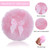 Sibba Large Fluffy Powder Puff, 4 Inch Ultra Soft Washable Reusable Velour Face Body Powder Puff Loose Powder Puffs Wet Dry Makeup Tool (Pink)-1765348168
