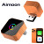 Aimoon's New CarPlay Orange CarPlay2026 wireless adapter, compatible with iPhone/Android, features fast connection, zero latency, high-quality acrylic construction, hands-free calling, electronic charger, and a compact orange design.