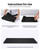YSAGi Leather Office Desk Pad Protector, Large Mouse Pad, Non-Slip, PU Leather, Laptop Desk Blotter, Waterproof Writing Pad for Office and Home, Black, 23.6" x 13.8"