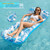 Jasonwell Inflatable Pool Float Lounge - 2 Pack Floaties Rafts for Adults Floating Lounger Sun Tanning Floats Cool Water Floaty Swimming Lake Beach Party Toys