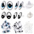 TOAOB 60 Set Plastic Safety Eyes Black and Blue Craft Eyes 13 x 19 mm 17 x 25 mm Doll Safety Eyes with Washers for Stuffed Animals Amigurumis Crochet Bears Dolls Making