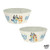 Zak Designs Bluey Kids Dinnerware Set 3 Pieces, Durable and Sustainable Melamine Bamboo Plate, Bowl, and Tumbler are Perfect For Dinner Time With Family (Bluey, Bingo, Bandit, Chilli)