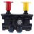 WQSING MV3 Mounting 1/4-20 UNC-2B (4x) Dash Air Brake Control Valve 800519 065186 107433 Compatible with Freightliner Kenworth Peterbilt Volvo Western Star Ford Bendix Truck Trailer Parking Module