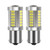 1157 Super Bright LED Light Bulbs, 1500 Lumens, with Projector Lens. Backup Reverse Tail Light, 2 Pack, 6000K White, 12V-30V