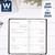 AT-A-GLANCE Fine Diary 2024 Weekly & Monthly Diary, 3" x 6", Pocket Size, Black Brown (74020524)