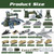 XDUOYJOY Military Base Toy, Army Toys Set with 13 Vehicles Airplane Tank Trucks Helicopter Fighter Jet, Play Mat with Army Men Action Figures and Accessories, Birthday Gift for Kids