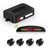 Car Parking Sensor, Reverse System with 4 Parking Sensors, LED Distance Display with Sound Warning + 4 Black Color Car Reverse Parking Sensors for Cars Vans RV Trailer Car Parking Sensor, Reverse System with 4 Parking Sensors, LED Distance Display with Sound Warning + 4 Black Color Car Reverse Parking Sensors for Cars Vans RV Trailer