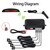 Car Parking Sensor, Reverse System with 4 Parking Sensors, LED Distance Display with Sound Warning + 4 Black Color Car Reverse Parking Sensors for Cars Vans RV Trailer Car Parking Sensor, Reverse System with 4 Parking Sensors, LED Distance Display with Sound Warning + 4 Black Color Car Reverse Parking Sensors for Cars Vans RV Trailer