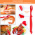 Crab Crackers And Tools, Crab Leg Cracker Tool Set Of 6 Includes 6 Lobster Crackers, 6 Seafood Forks, 6 Crab Knifes, 6 Crab Scissors, Crab Crackers And Seafood Tools