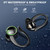 Headphones Bluetooth 5.3 Wireless Earbuds ENC Noise Cancelling Mic, Bass Stereo Over Ear buds with Earhooks, 48H Playback and Dual LED Display, IP7 Waterproof Earphones for Sports/Workouts/Gym/Gaming