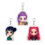 K-pop Demon Hunters Q-Style Cartoon Pendant Keychain Bag CharNew Q-style Material Versatile Decoration for K-pop Fans