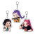 K-pop Demon Hunters Q-Style Cartoon Pendant Keychain Bag CharNew Q-style Material Versatile Decoration for K-pop Fans