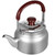 LIFKOME Traditional Stainless Steel Heavy Duty Tea Kettle With Sandwich Bottom and Specialty Cool Touch Handling Mirror Finish Stainless Steel Whistling Tea Kettle Stove Top