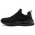 LARNMERN Men Non Slip Work Sneakers Water Resistant Food Service Zapatos Trabajo Antideslizantes Walking Shoes Waterproof Shoes Slip-on, Black 10.5