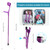 Antdvao Forearm Crutches Pair Folding Crutches Lightweight Adjustable Crouches for Walking,Rubber Handles, Comfortable, Non-Slip Crutches for Adults(Violet)