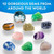 National Geographic Gemstone Dig Kit – Dig Up 10 Real Gemstones and Crystals, Science Kit for Kids, Gem Digging Kit, Gift for Girls and Boys, Mining Kit, Rock Collection