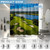 Yieldeer Mens Golf Shower Curtain Sports Blue and Green Bathroom Decor Sky Clouds Bath Curtain, Waterproof Cloth Fabric with Hooks, 72x72 inch-1765514883