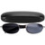 Anti Tracking Rear View Glasses with Case, Outdoor UV Sunglasses Rearview Sunglasses Watching What is Behind You