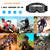 SPOSUNE Ski Goggles With Dual Lens, Anti-fog Motorcycle ATV Dirt Bike Off Road Snow OTG Goggles for Men Women-1765515944