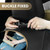 Car Tissue Holder, WHHMK Tissue Box Cover Keep Car Tidy, Premium PU Leather Backseat Napkin Rectangle Organizer, Extra Large Tissue Box Storage in Car Fits for 100-150 Regular Size Tissues, Black-1765516060