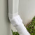 Prestantious 7ft Long Gutter Downspout Extensions, 3.1” OD Downspout Extender Drainage Pipe for 2"×3" Downspout and 3"×4"Downspout, Flexible Pipe Stretched Length 7ft, White,1-Pack