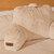 UnHide Squish Backrest Pillow - A Large Pillow with Arms for Sitting Up in Bed, Reading or Lounging - Removable, Washable Faux Fur Cover, Charcoal