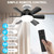 SINCETORE Ceiling Fans,18" Low Profile Ceiling Fan with Lights Remote Control, Socket Fan Lighting & Ceiling Fans, Indoor/Outdoor Ceiling Fan with Lights Flush Mount, (black)