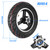 80/65-6 Scooter Tire with Hub 10" Road Rubber Outer Tyre for Nanrobot Joyor Zero for Electric Scooter E-Bike Mini Motor Dirt Pit Bike Motorized Air Cushion Plates Balanced Driving Bicycle