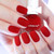 COSMOO 12ml Red Matte Nail Polish, Quick Dry Nail Lacquer for Nail Art Varnish, Mist Effect Matte Finish Velvet Nail Polish, 0.41 fl oz (Red, 0.41 fl oz)-1765518035