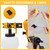 Cordless Paint Sprayer for Dewalt 20V MAX Battery Electric Spray Paint Gun with High Capacity Container Easy to Clean for House Painting Furniture Home Interior Gold(Not Include Battery)-1765518840