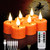 FREEPOWER Orange Halloween Candles,Rechargeable Flameless Candles with Remote Timer, Soft 3D Wick LED Tealights Candle, Rechargeable Candles Flickering Realistic for Halloween Decorations,Set of 6-1765519654