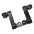 Motorcycle Foot Peg Adjustable Passenger Footpegs Highway Bracket, 360° Rotating Foot Peg Extensions Passenger Highway Peg Clamp Bracket, Sturdy Rustproof Aluminum Foot Peg