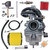 XingLi TRX 250 Recon 250 Carburetor Fit for Honda TRX250TE TRX250TM 1997-2001 2002-2007 Carb With Fuel Tank Petcock Valve & Air Filter kit & Throttle Cable-1765520590